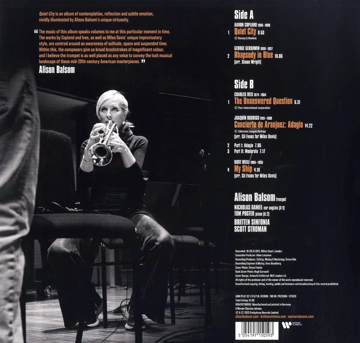 Alison Balsom - Quiet City [VINYL]