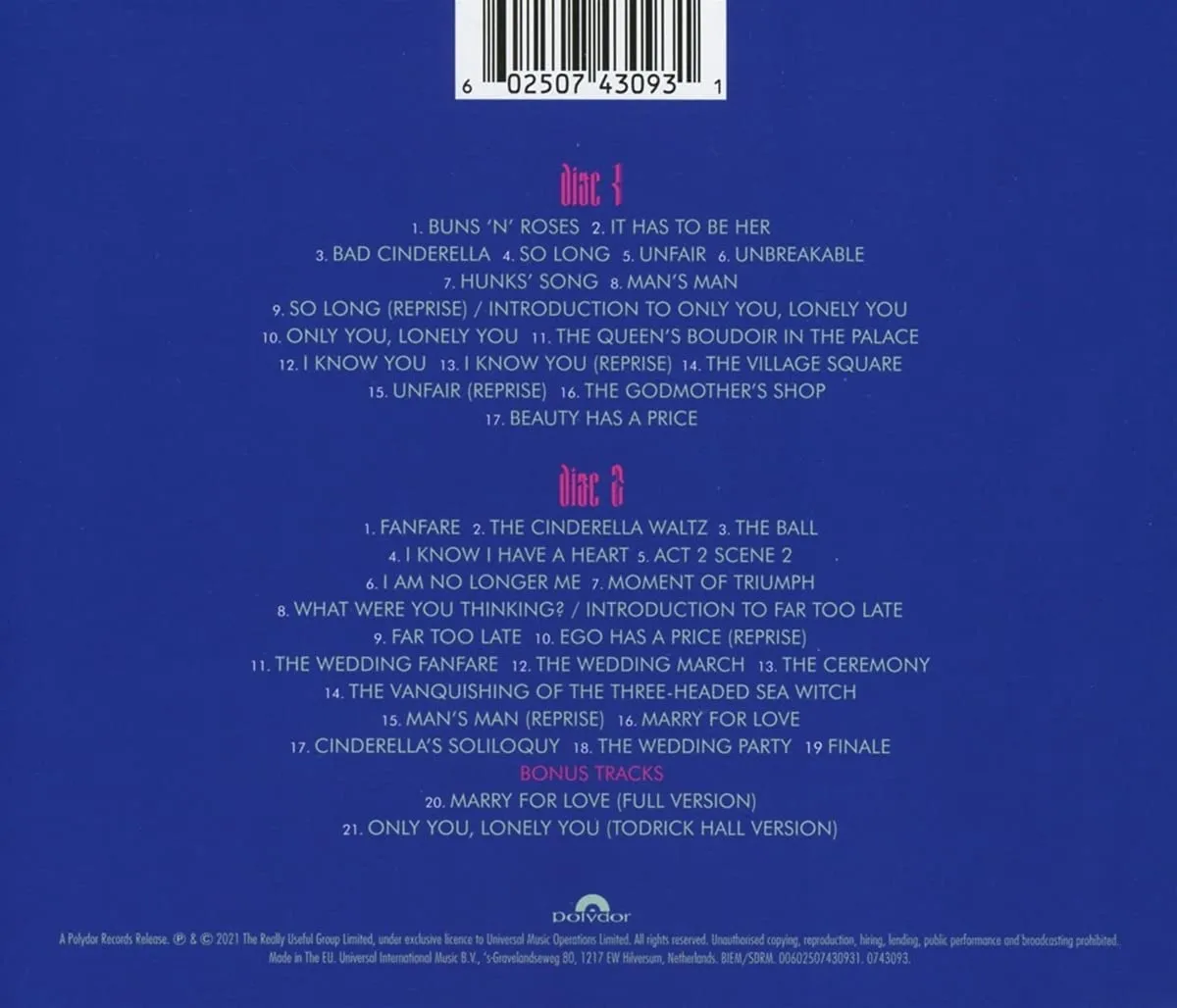 Andrew Lloyd Webber - Andrew Lloyd Webbers Cinderella [Audio CD]