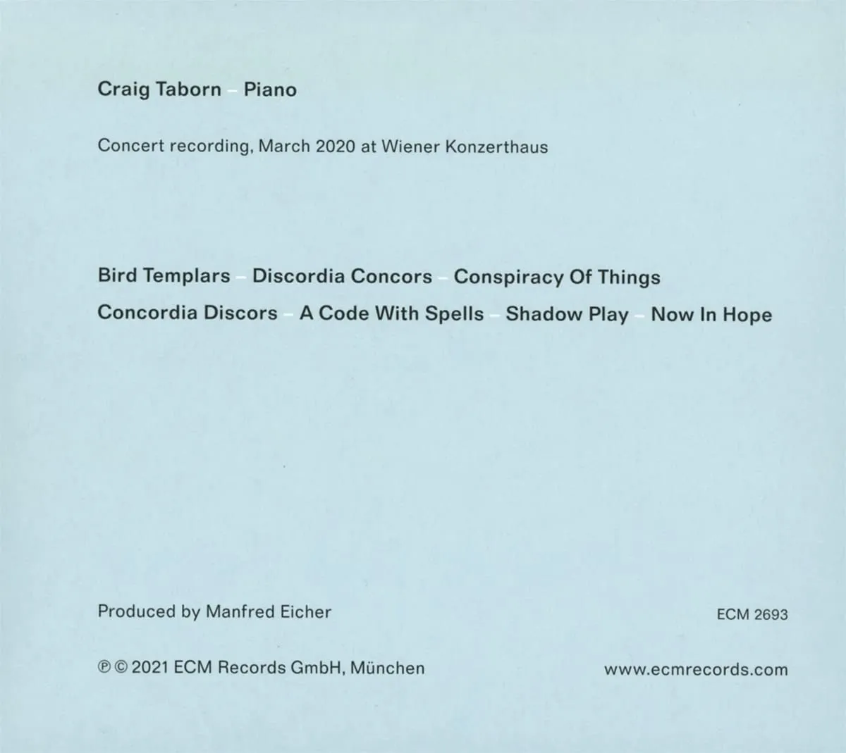 Craig Taborn - Shadow Plays [Audio CD]