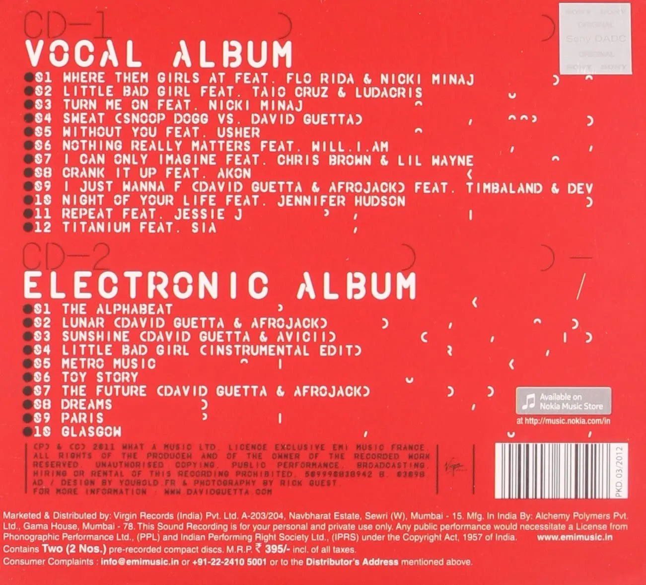 David Guetta - Nothing But The Beat [Audio CD]