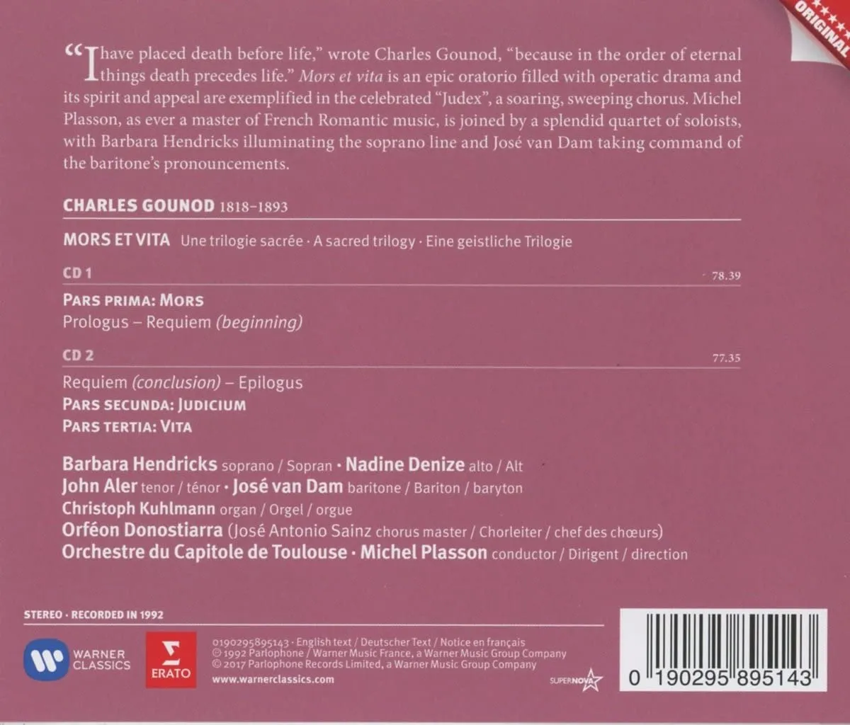 Gounod: Mors et vita (Original Jackets) [Audio CD]