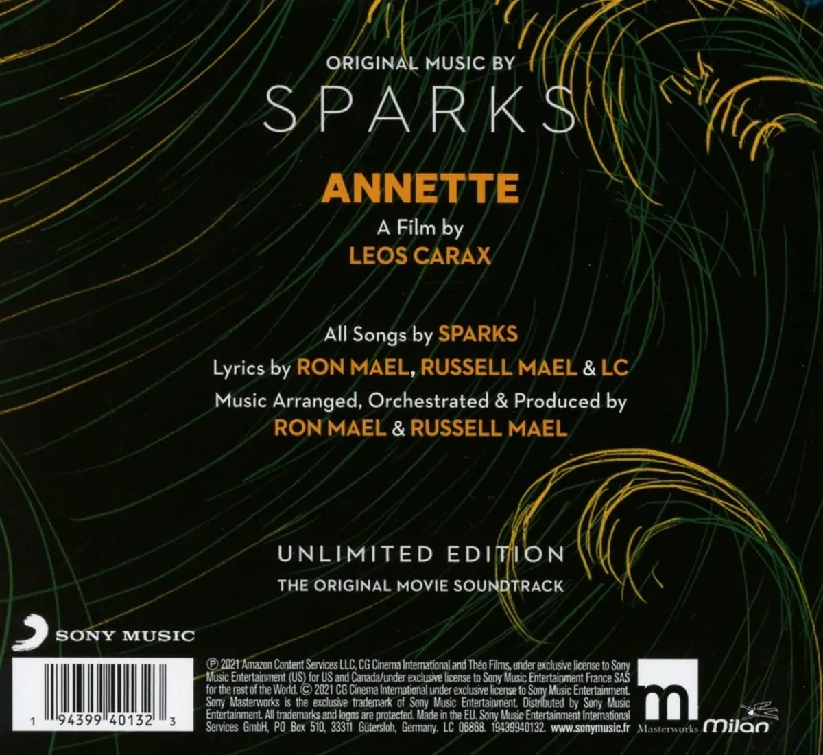 SPARKS - ANNETTE (UNLIMITED EDITION) [Audio CD]