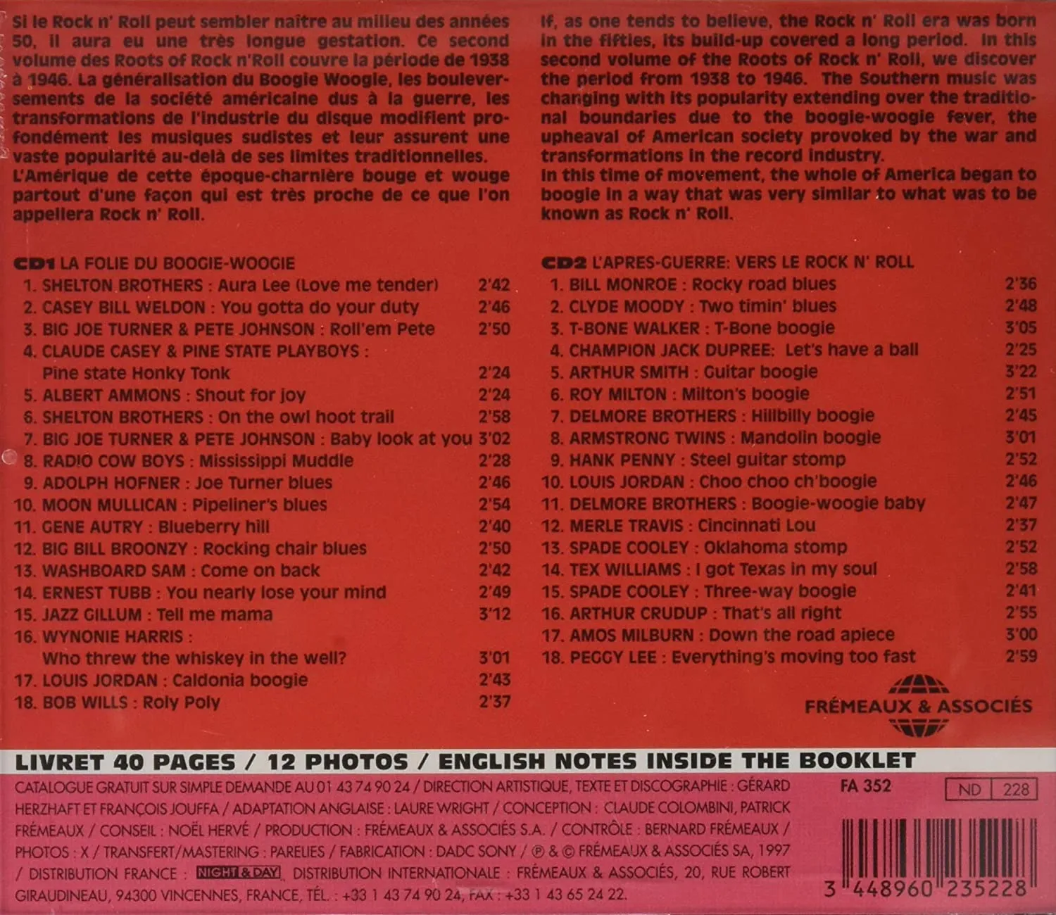 The Best of Rock 'n' Roll Vol.2 1938-1946 [Audio CD]