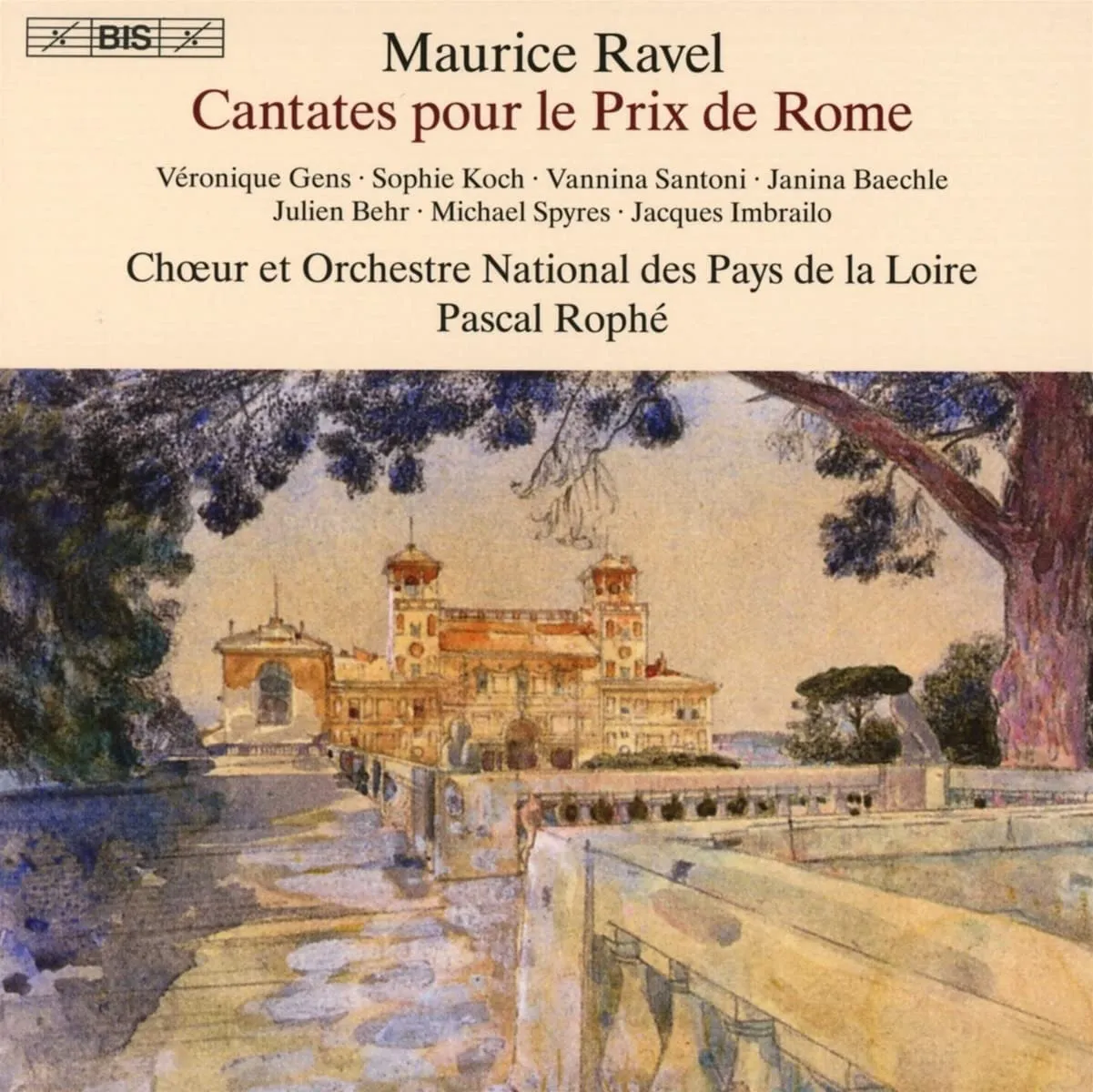 Véronique Gens - Ravel: Cantates Pour Le Prix [Véronique Gens; Vannina Santoni; Pascal Rophé] [Bis: BIS2582] [Audio CD]